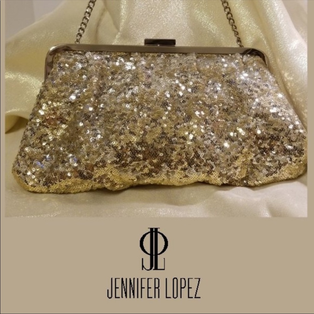 NWOT Jennifer Lopez Sequined Bag